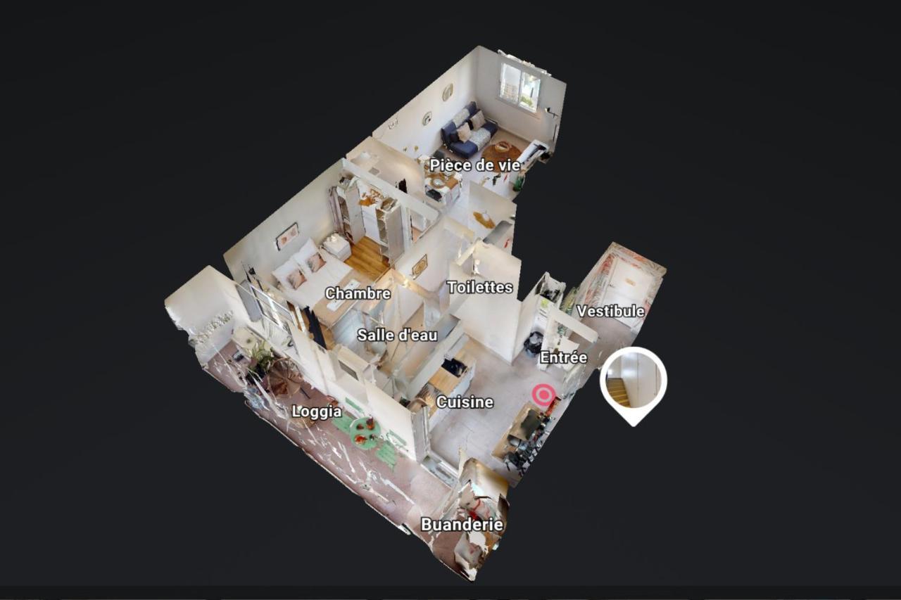 Апартаменты Expat Renting - Le Boheme Zen - Proche Airbus Коломье Экстерьер фото